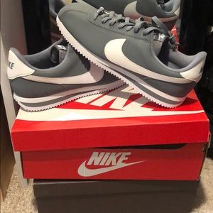 Gray Nike Cortez